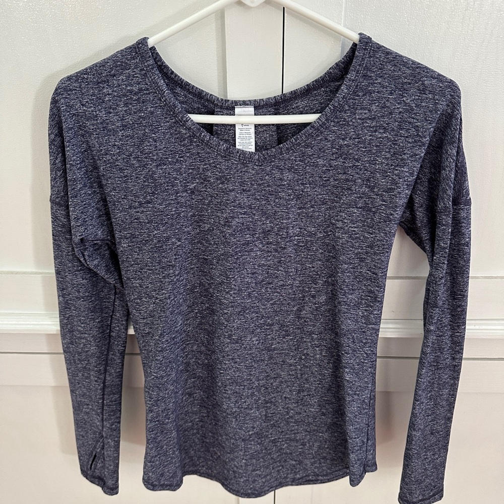 Navy Blue Ivivva Girls Athletic Top